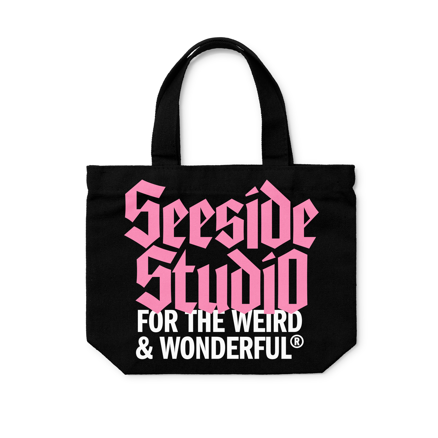 WEIRD & WONDERFUL HEAVY TOTE - BLACK