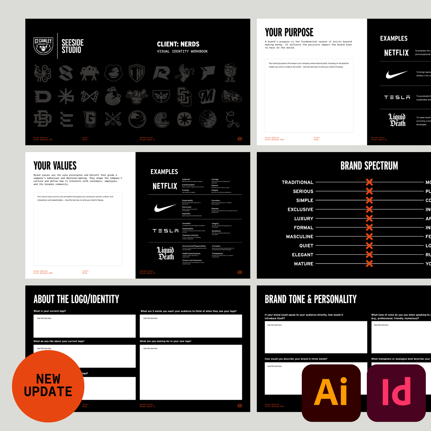 THE VISUAL IDENTITY CLIENT WORKBOOK TEMPLATE