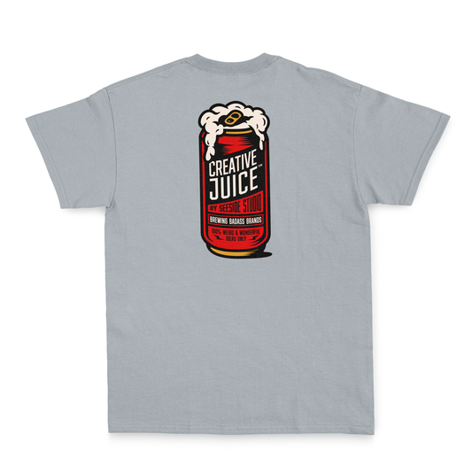 CREATIVE JUICE TEE - STORM GREY