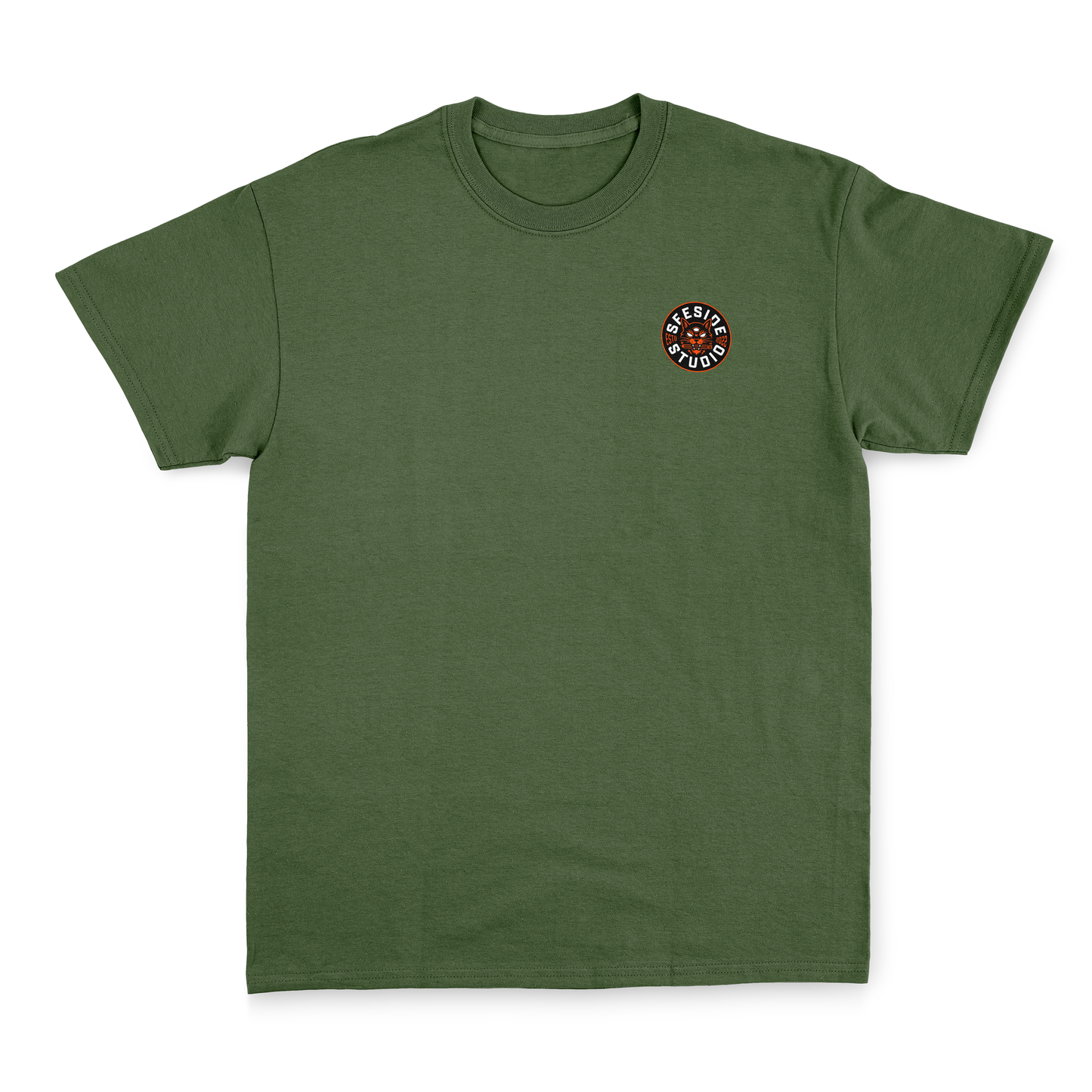 CURIOUS TEE - FOREST GREEN
