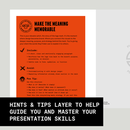 THE ULTIMATE LOGO DESIGN PRESENTATION TEMPLATE