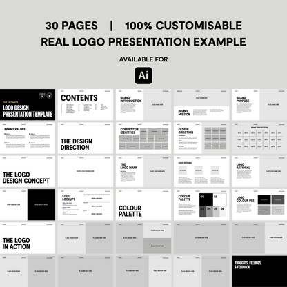 THE ULTIMATE LOGO DESIGN PRESENTATION TEMPLATE