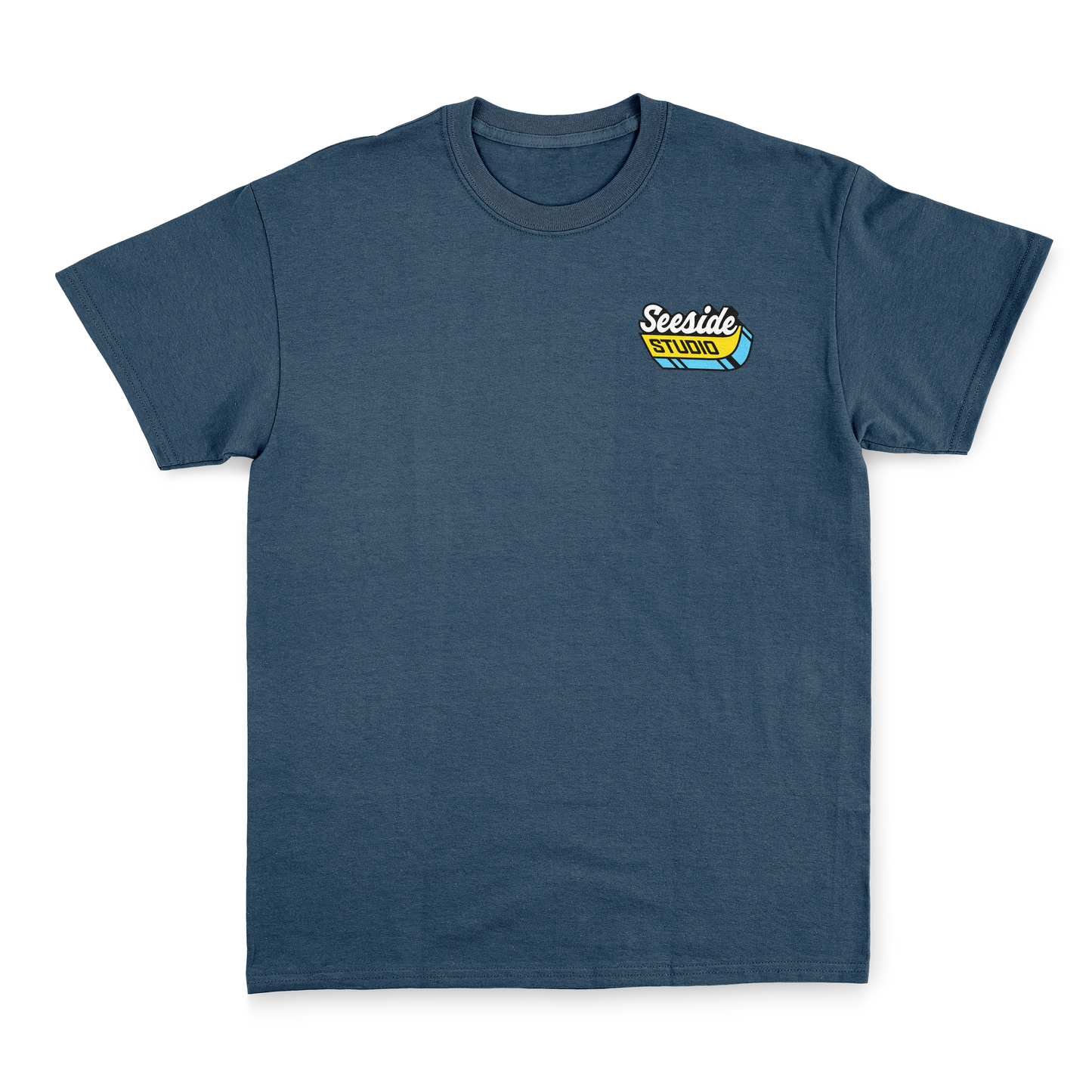 REFLECT BADGE TEE - FADED NAVY