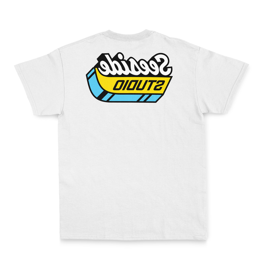 REFLECT BADGE TEE - WHITE