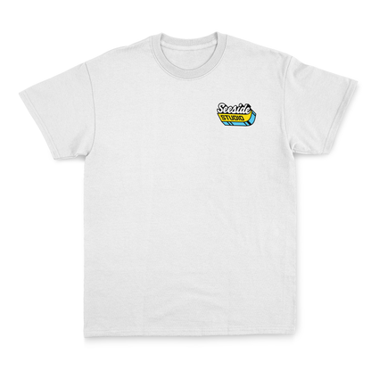 REFLECT BADGE TEE - WHITE