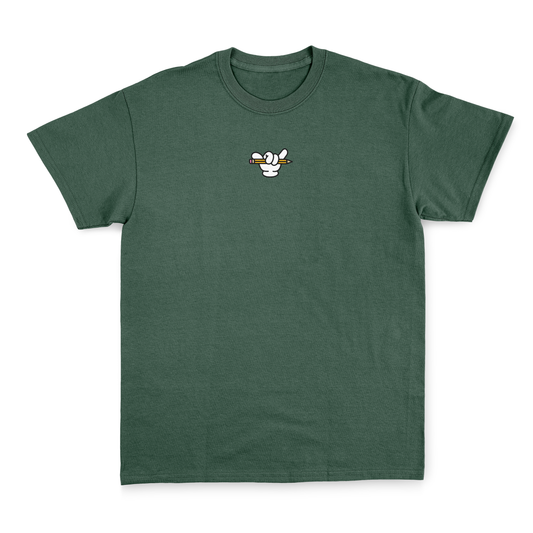 SHAKA TEE - STONE WASHED GREEN