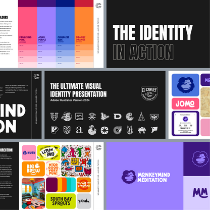 THE ULTIMATE VISUAL IDENTITY PRESENTATION TEMPLATE