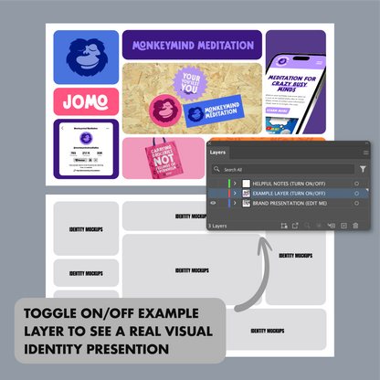 THE ULTIMATE VISUAL IDENTITY PRESENTATION TEMPLATE