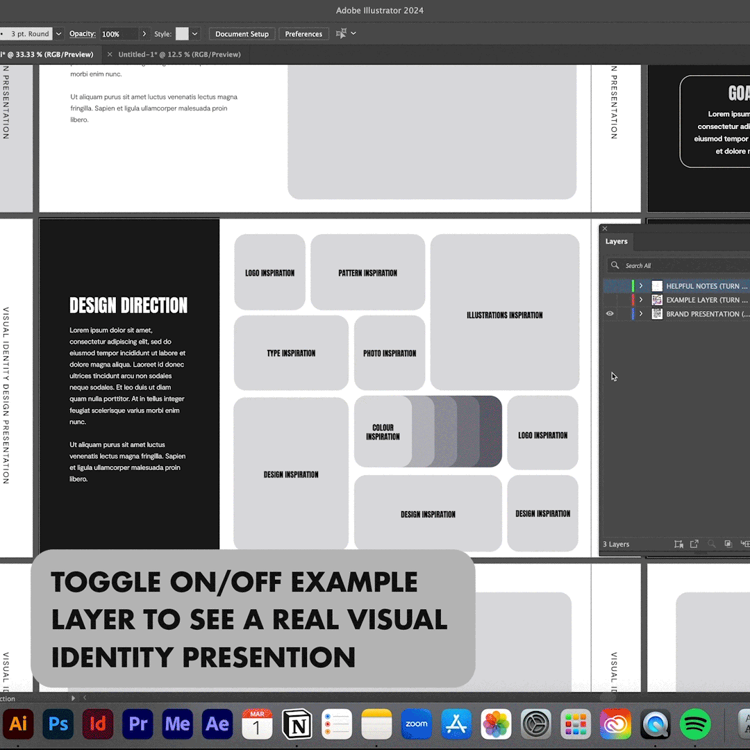 THE ULTIMATE VISUAL IDENTITY PRESENTATION TEMPLATE