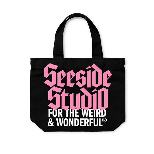 WEIRD & WONDERFUL HEAVY TOTE - BLACK