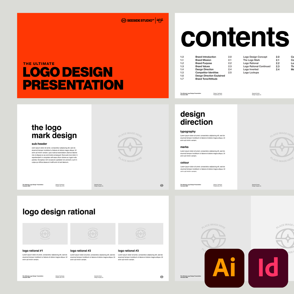 THE ULTIMATE LOGO DESIGN PRESENTATION TEMPLATE – Seeside Studio