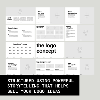 THE ULTIMATE LOGO DESIGN PRESENTATION TEMPLATE