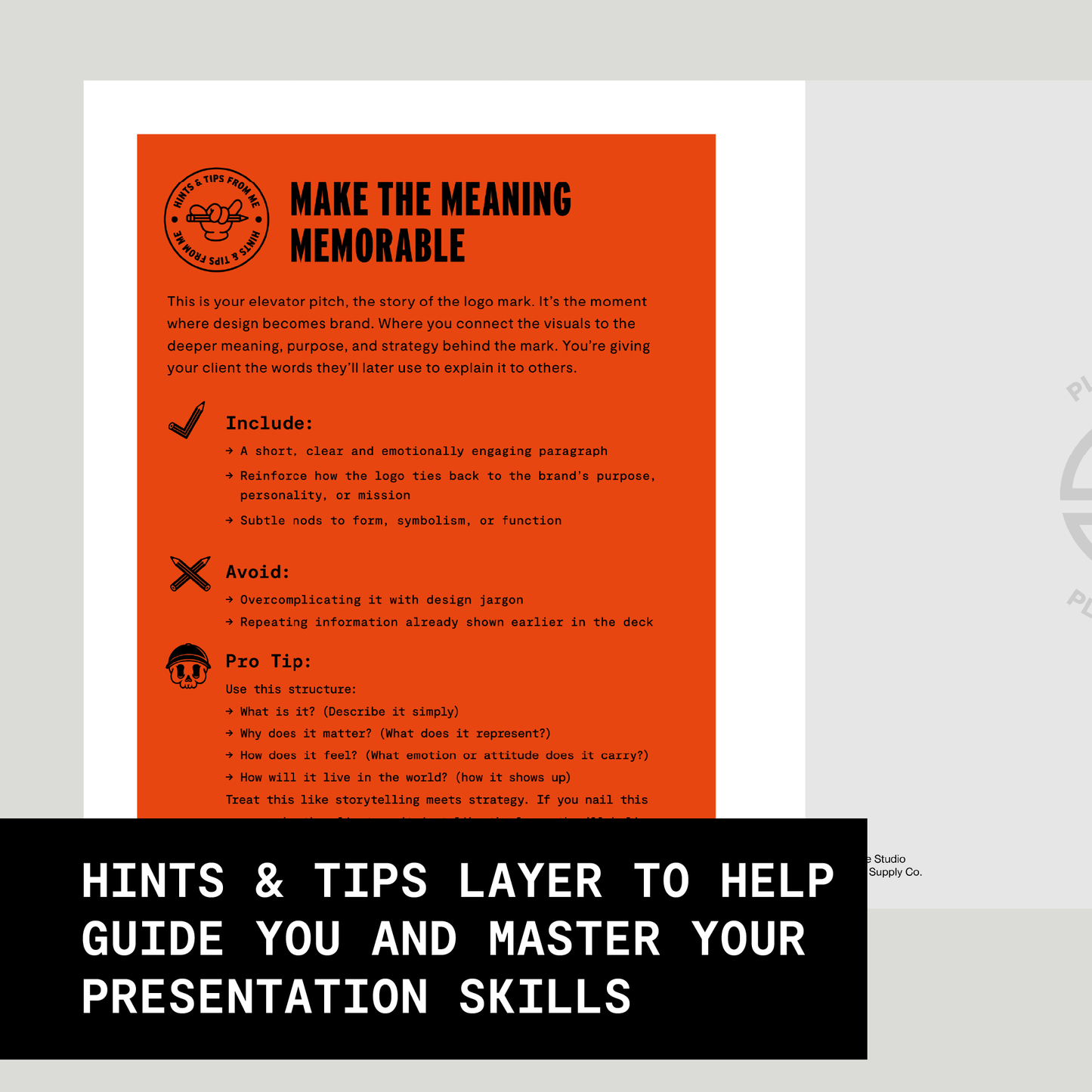 THE ULTIMATE LOGO DESIGN PRESENTATION TEMPLATE