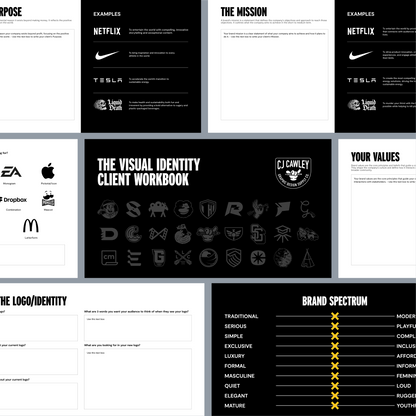 THE VISUAL IDENTITY CLIENT WORKBOOK TEMPLATE