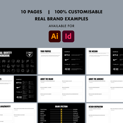 THE VISUAL IDENTITY CLIENT WORKBOOK TEMPLATE
